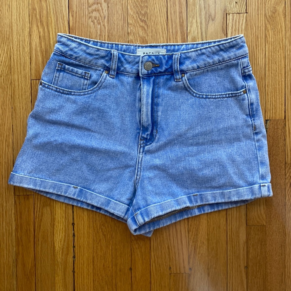 PacSun Light Wash Jean Shorts